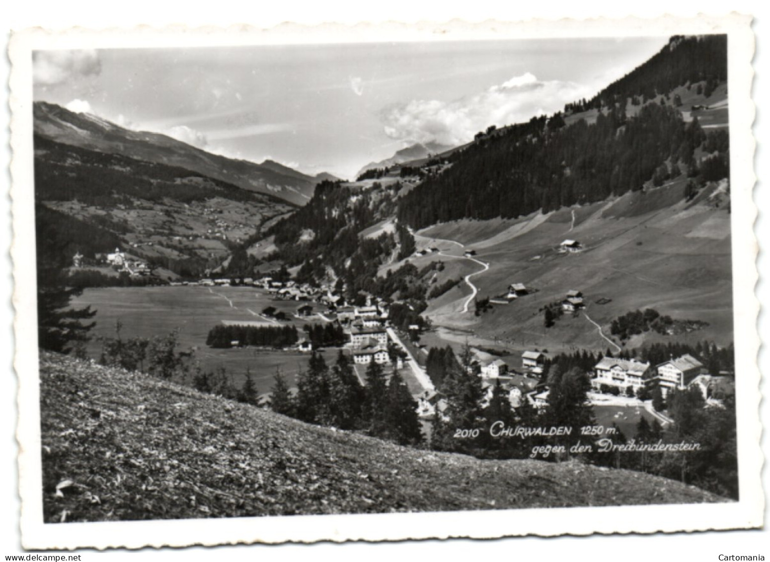 Churwalden Gegen Den Dreibündenstein - Churwalden