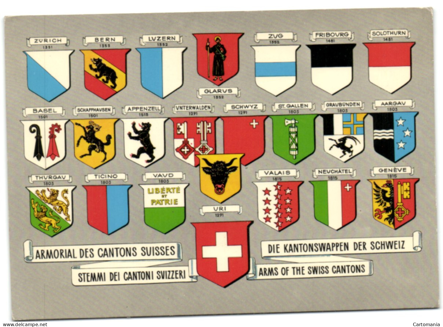 Armorial Des Cantons Suisses - St. Anton