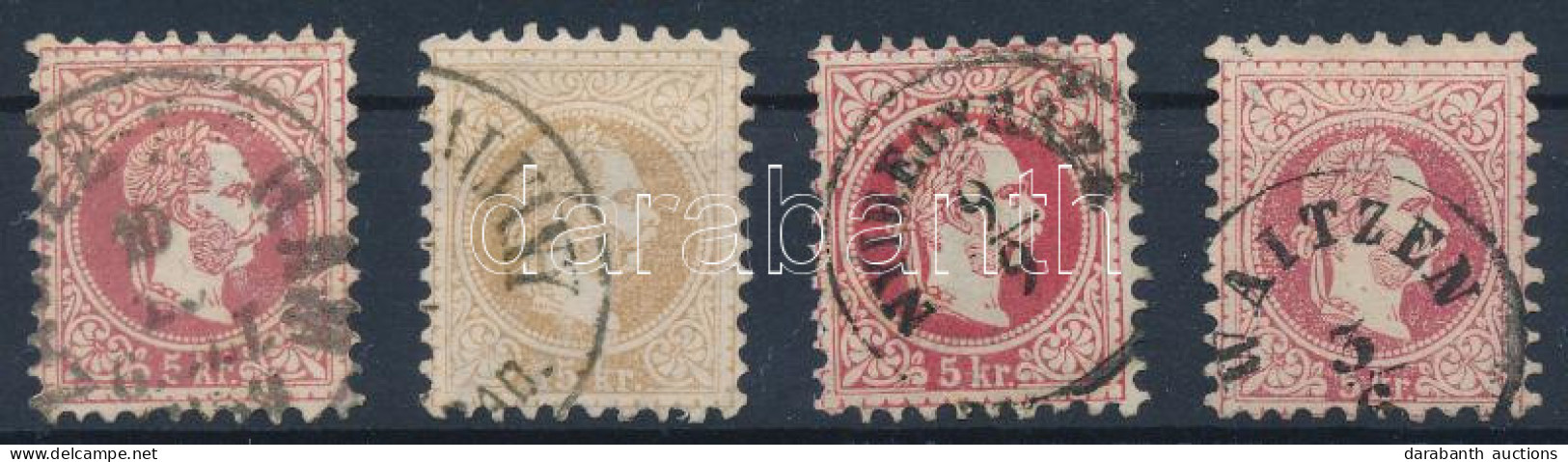 O 1867 4 Db Vízjeles Bélyeg / With Watermark - Altri & Non Classificati