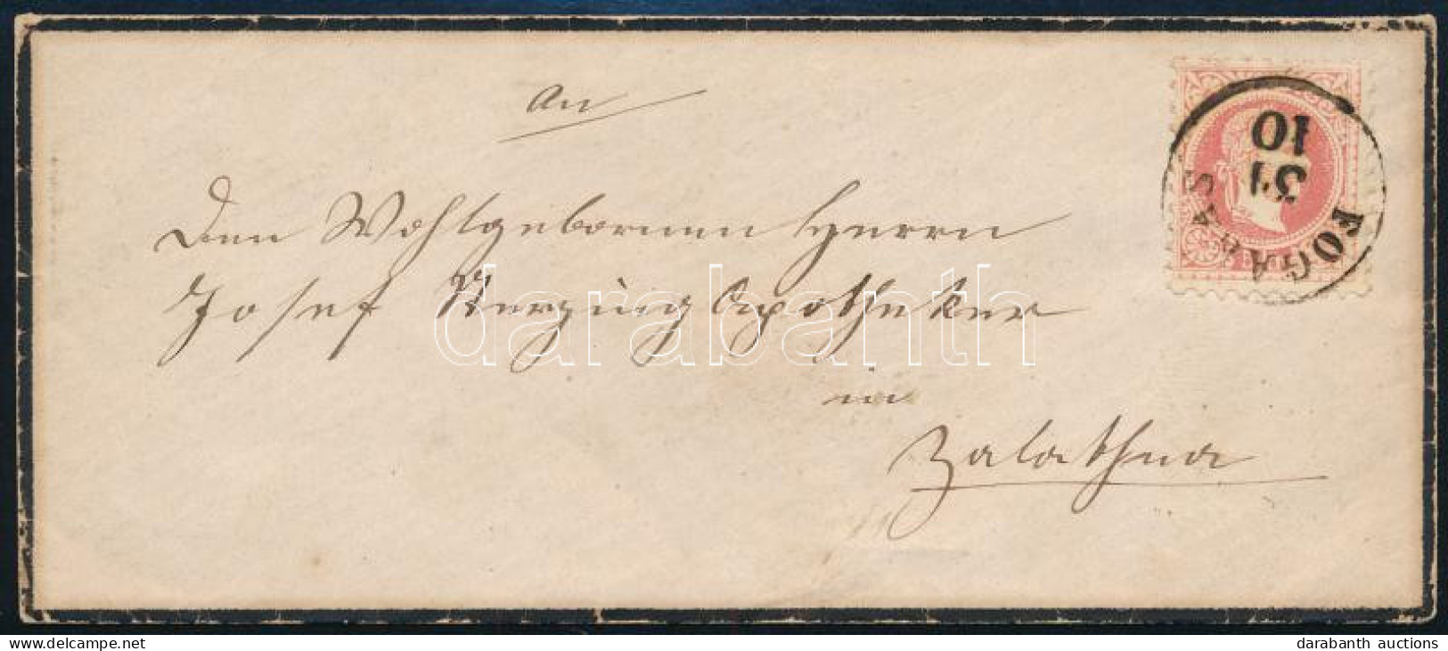 ~1867 5kr Levélen / On Cover "FOGARAS" - Otros & Sin Clasificación