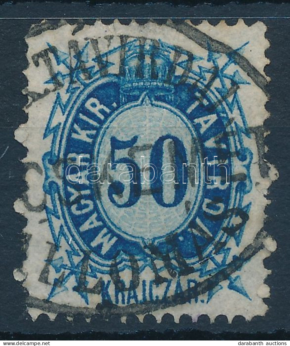 O 1874 Távírda Réznyomat 50kr / Mi T 14 "(KE)CSKEMÉT" - Other & Unclassified