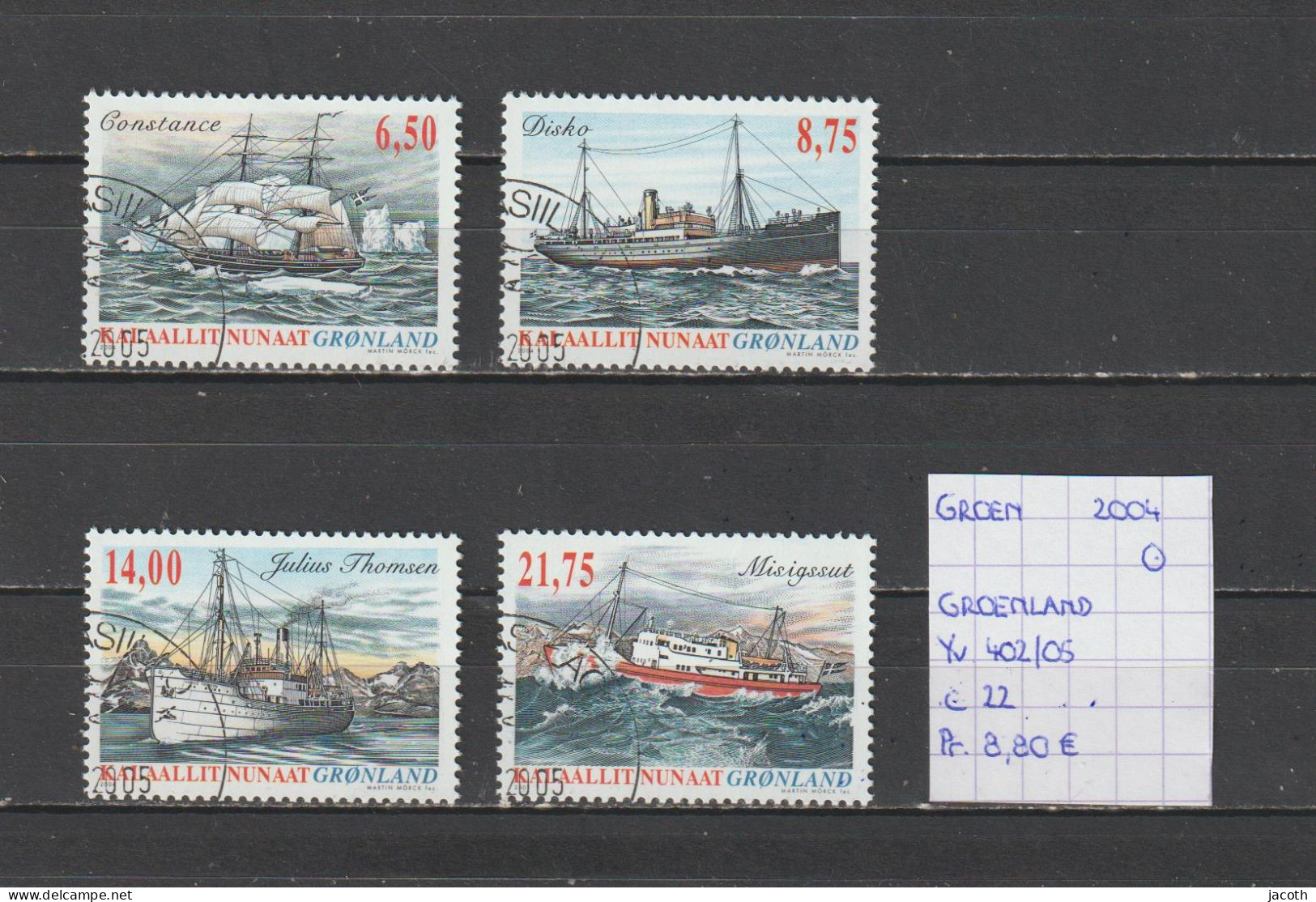 (TJ) Groenland 2004 - YT 402/05 (gest./obl./used) - Gebraucht