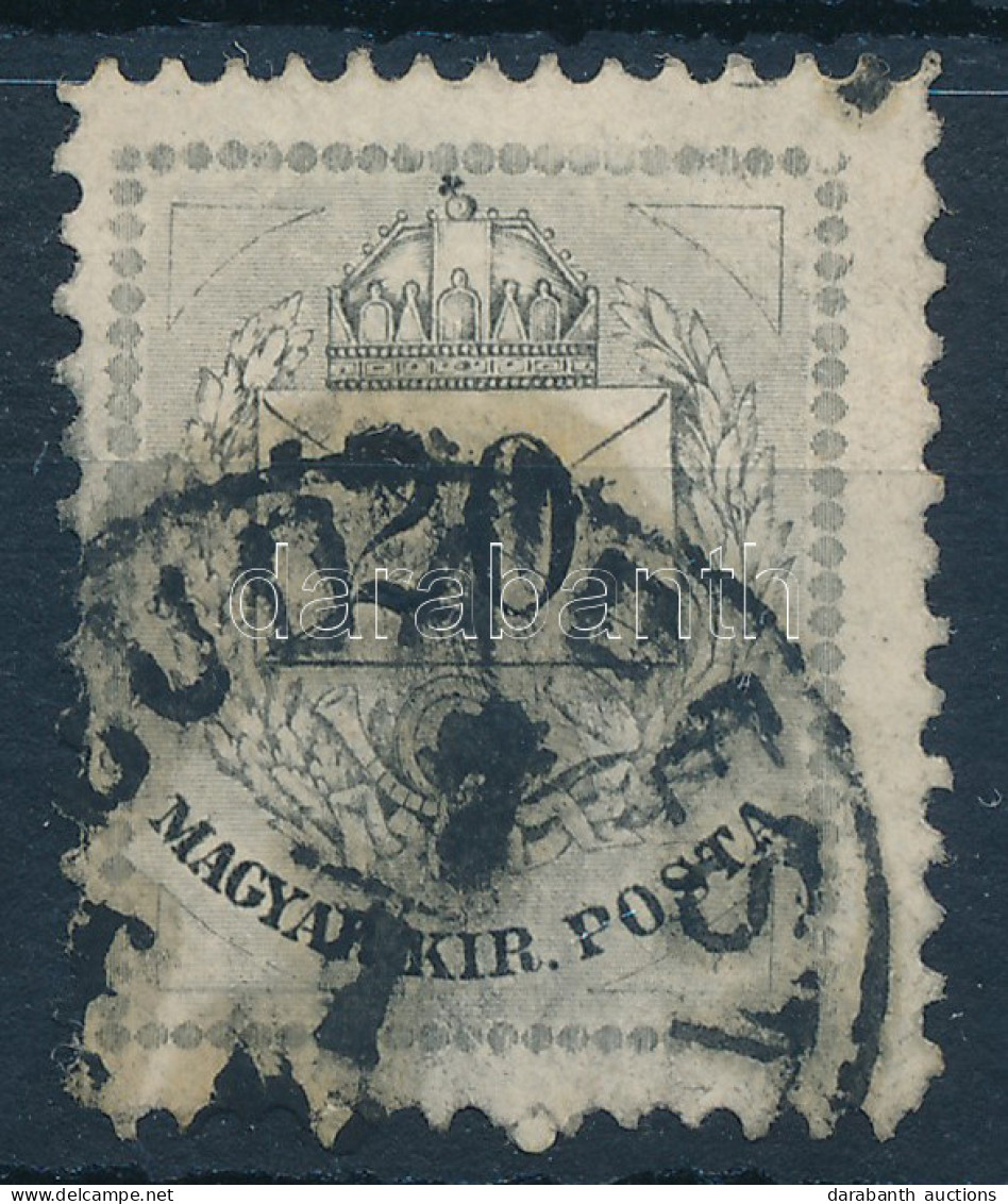 O 1874 20kr 13 : 11 1/2 Fogazás (25.000) - Altri & Non Classificati