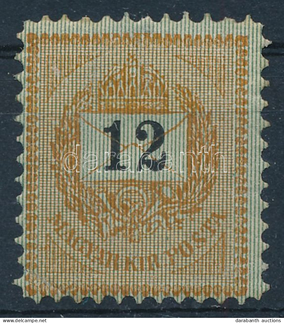 ** 1888 Sztereo 12f (16.000) (saroktörés / Folded Corner) - Otros & Sin Clasificación