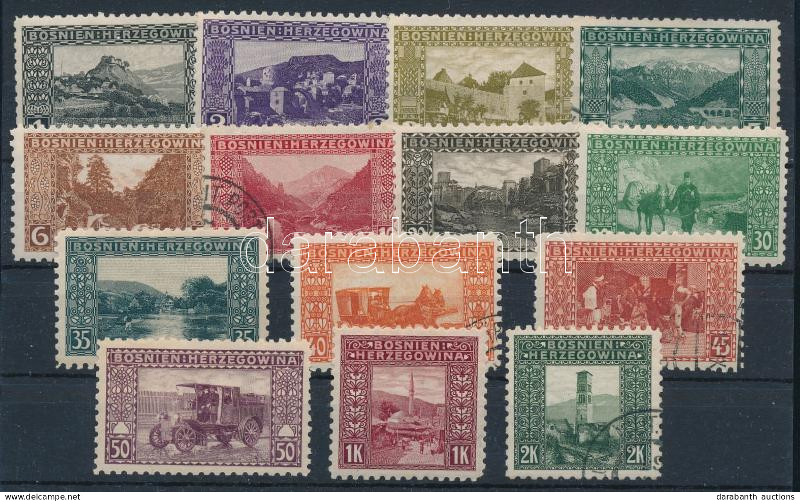 *, O 1906 14 Db Bélyeg 9 1/4 Fogazás / 1906 14 Stamps, Perforation 9 1/4 - Otros & Sin Clasificación