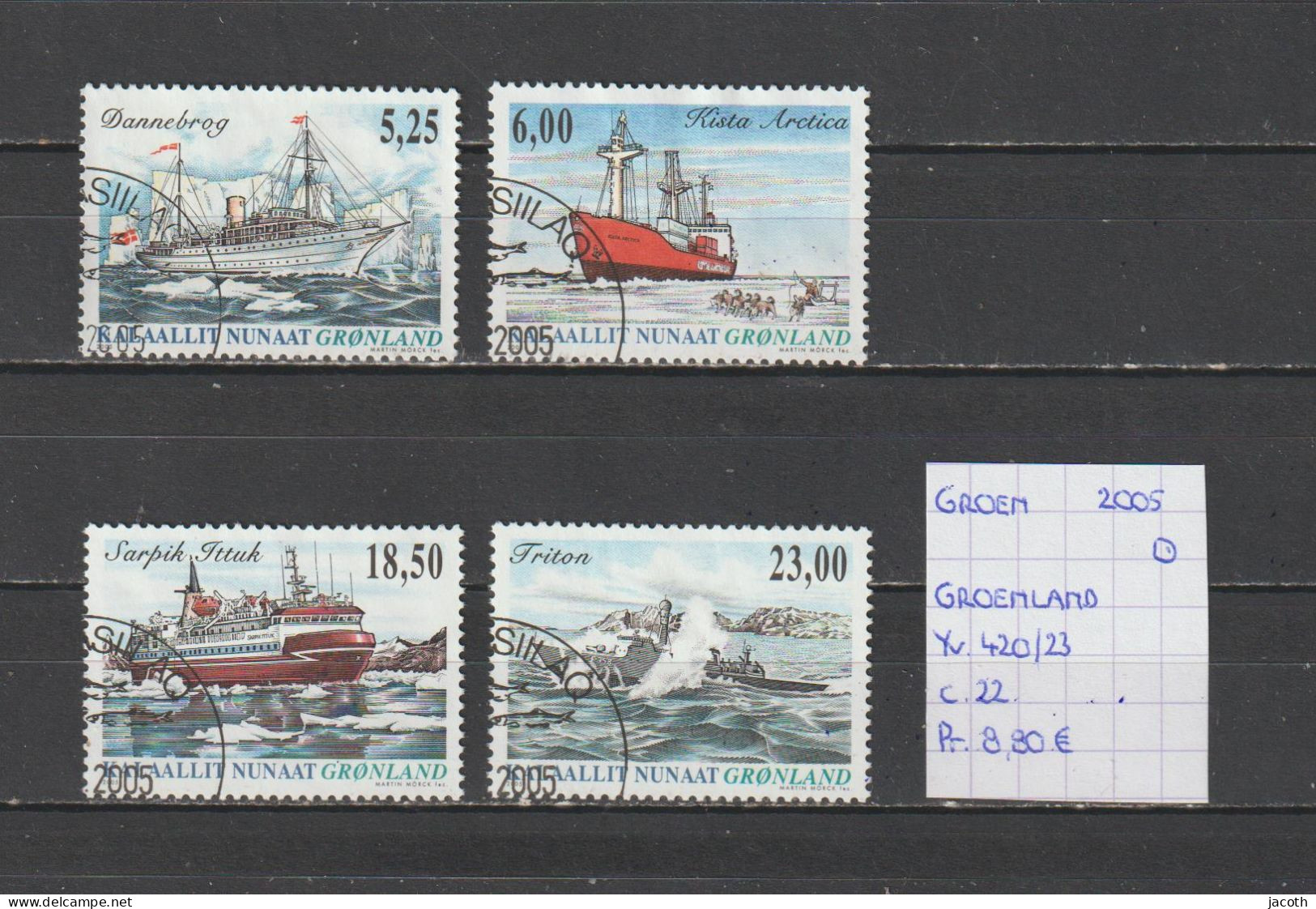 (TJ) Groenland 2005 - YT 420/23 (gest./obl./used) - Gebraucht