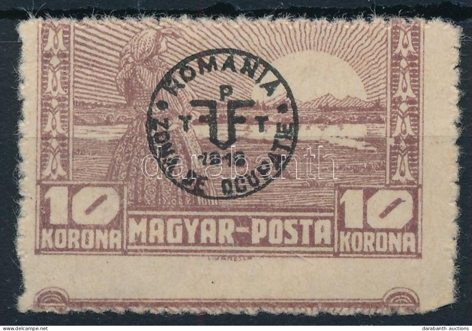 * Debrecen II. 1920 10f Elfogazva. Signed: Bodor - Other & Unclassified