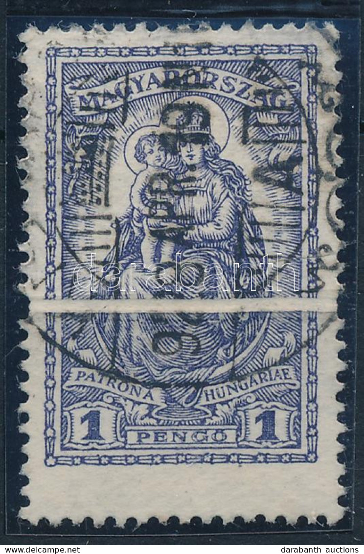 O 1926 Keskeny Madonna 1P Szép Papírránccal / Mi 427 Paper Crease - Autres & Non Classés