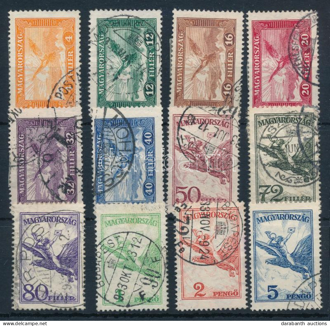 O 1927 Repülő I. Sor / Complete Set - Other & Unclassified