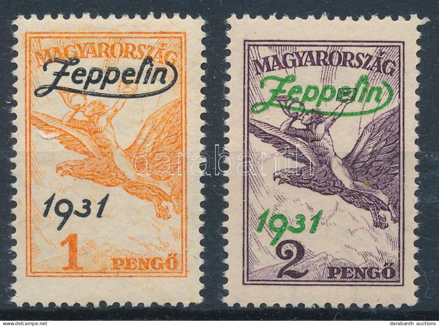 ** 1931 Zeppelin Sor (30.000) / Mi 478-479 - Andere & Zonder Classificatie
