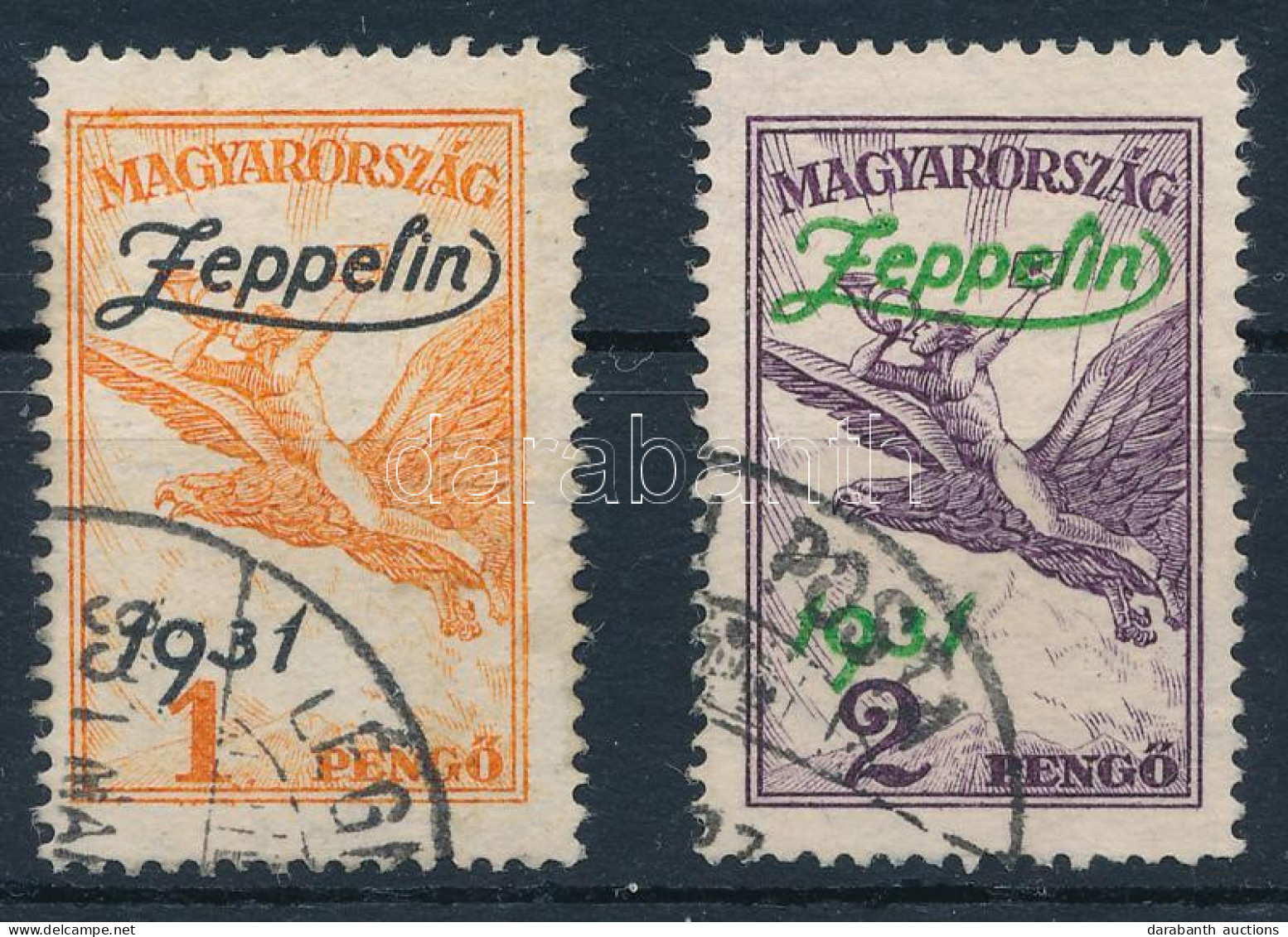 O 1931 Zeppelin Sor (30.000) / Mi 478-479 - Sonstige & Ohne Zuordnung