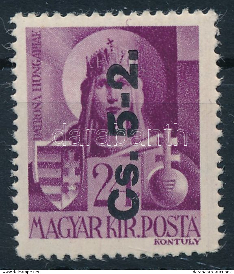 ** 1946 Betűs Cs.5-2./24f Fordított Felülnyomással / Mi 868 Inverted Overprint - Other & Unclassified