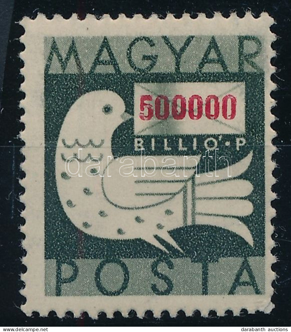 ** 1946 Billiós 500.000P Rákel Csíkkal / Mi 932 With Paint Stripe - Otros & Sin Clasificación