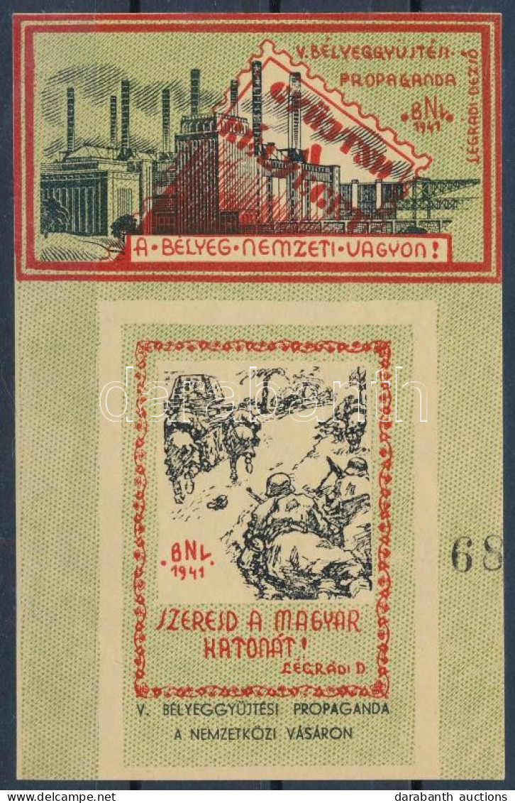 ** 1941/4abbI BNV Bélyeggyűjtési Propaganda Emlékív (6.000) / Souvenir Sheet - Other & Unclassified