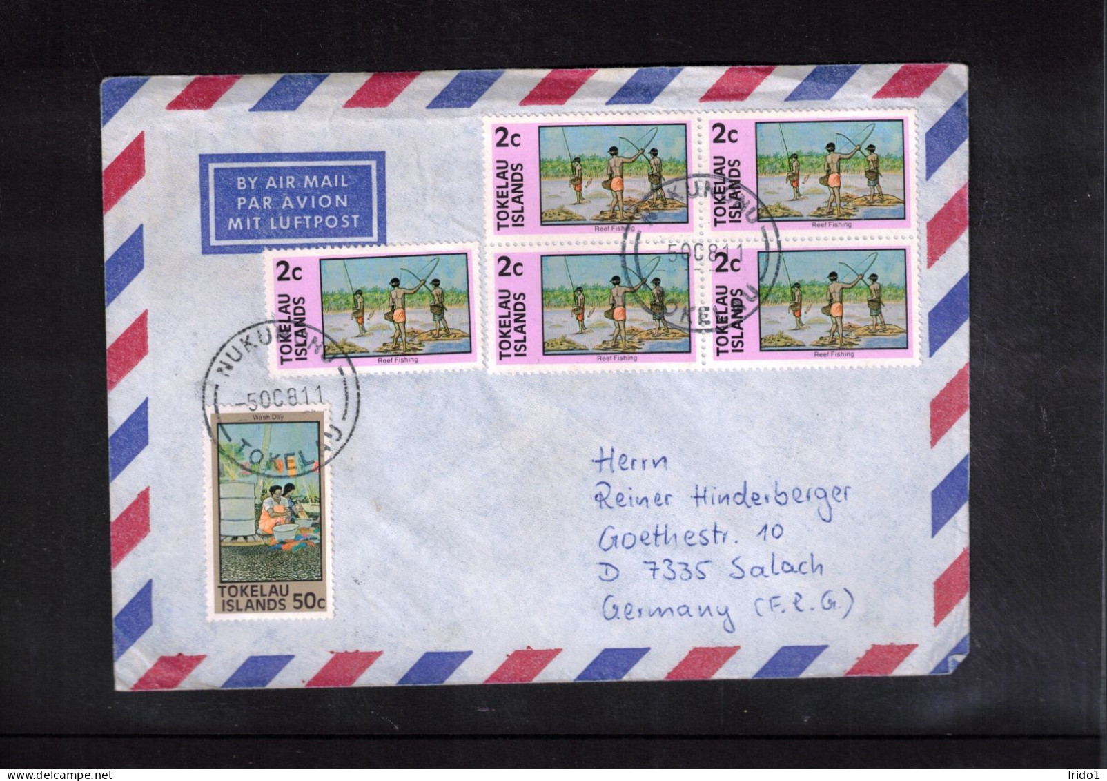 Tokelau Islands 1981 Interesting Airmail Letter - Tokelau