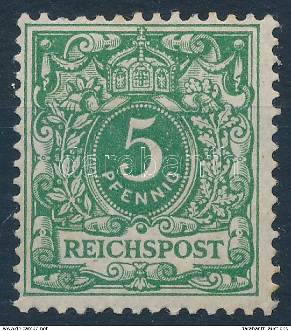 ** 1889 Mi 46a (Mi EUR 900.-) Sign. Wiegand BPP (ráncok / Creases) - Sonstige & Ohne Zuordnung