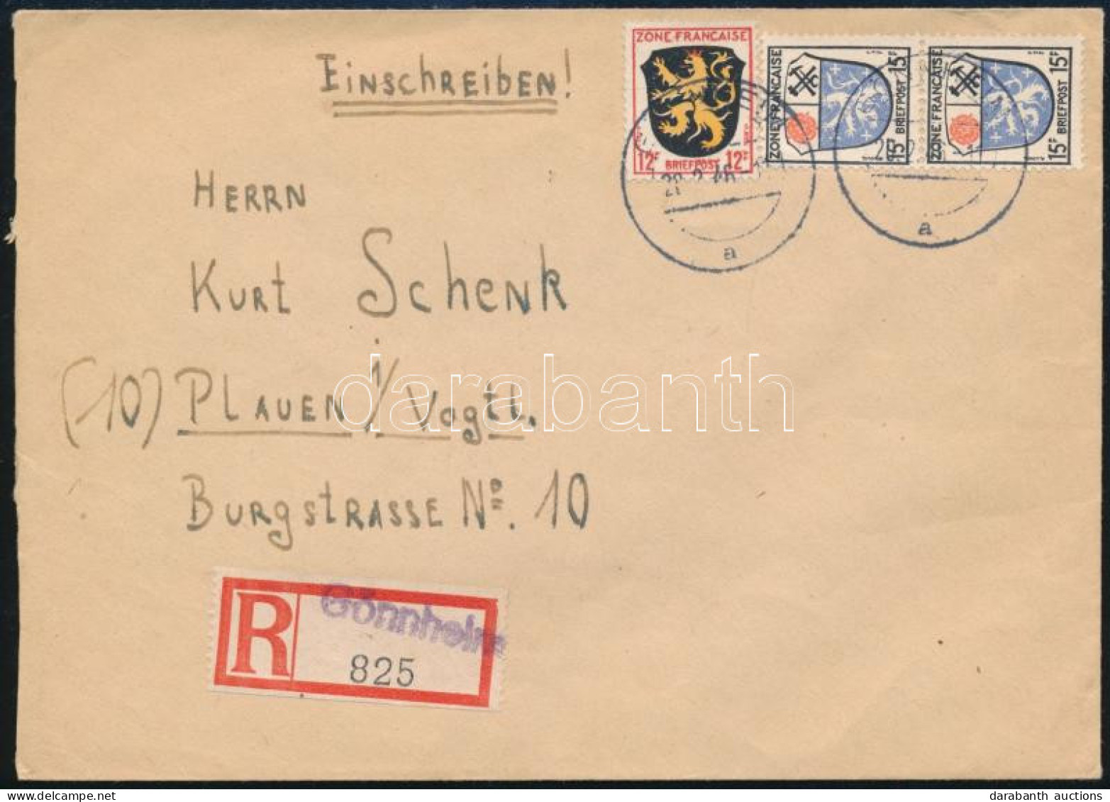 1946 Ajánlott Levél / Registered Cover - Altri & Non Classificati