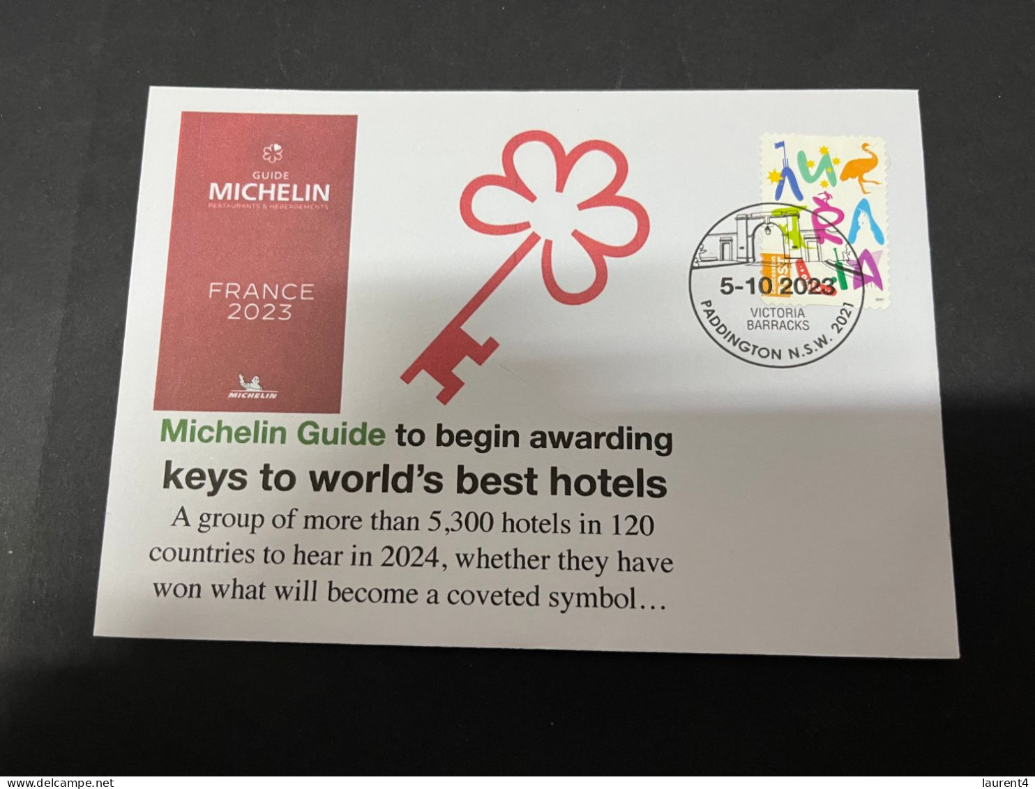 13-10-2023 (4 U 12) France Michelin Guide To Begin Awarding KEYS To The World's Best Hotel In 2024 - Hotel- & Gaststättengewerbe