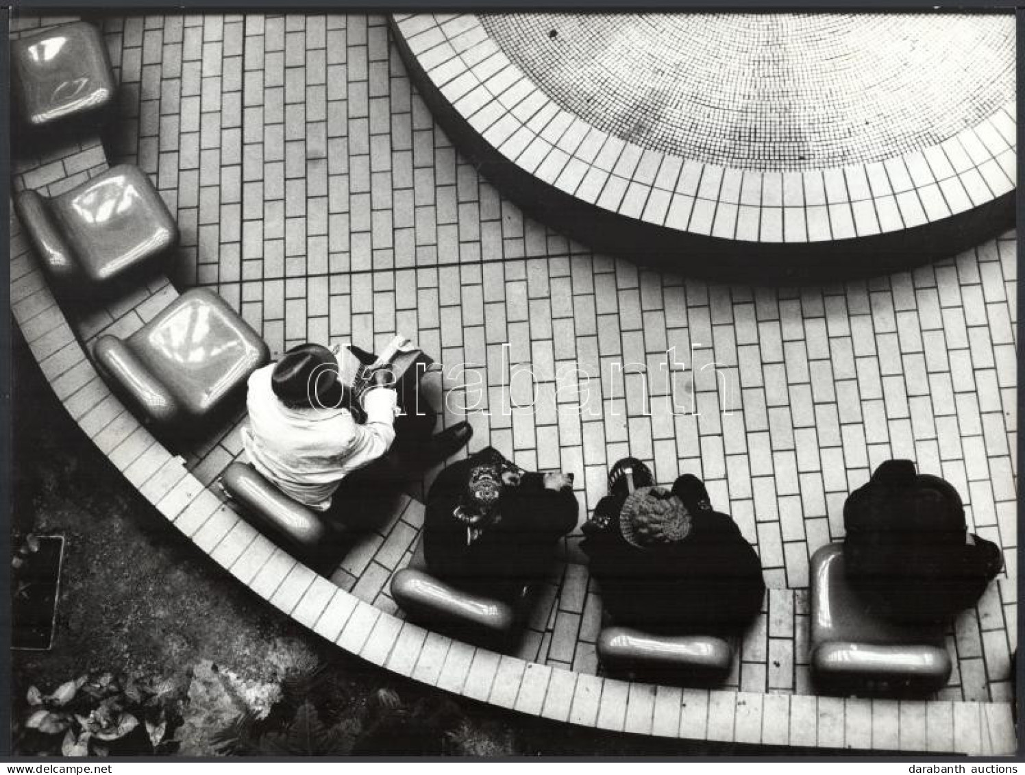 Cca 1978 Losonci Pál Budapesti Fotóművész ,,Sugár" Című Vintage Fotóművészeti Alkotása, Feliratozva, Ezüst Zselatinos Fo - Autres & Non Classés