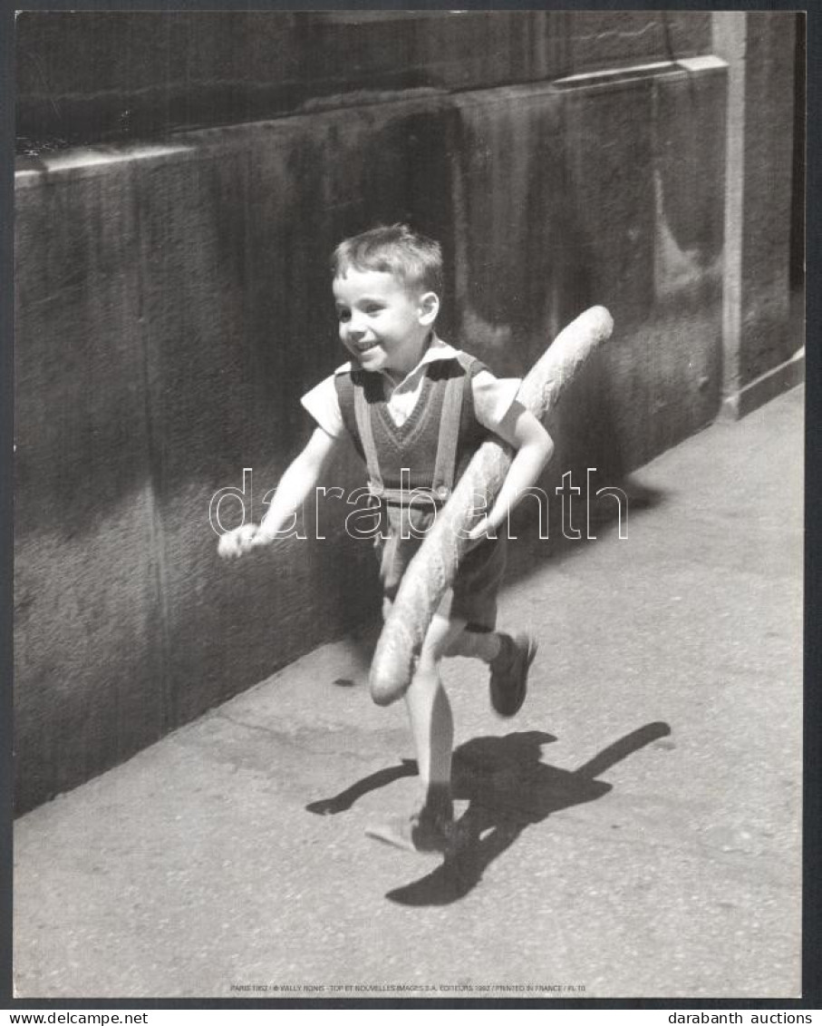 1952 Willy Ronis (1910-2009) Francia Fotóművész Felvétele, Feliratozva A Kép Alján Apró Betűvel, 1992-ben Készült Nyomda - Otros & Sin Clasificación