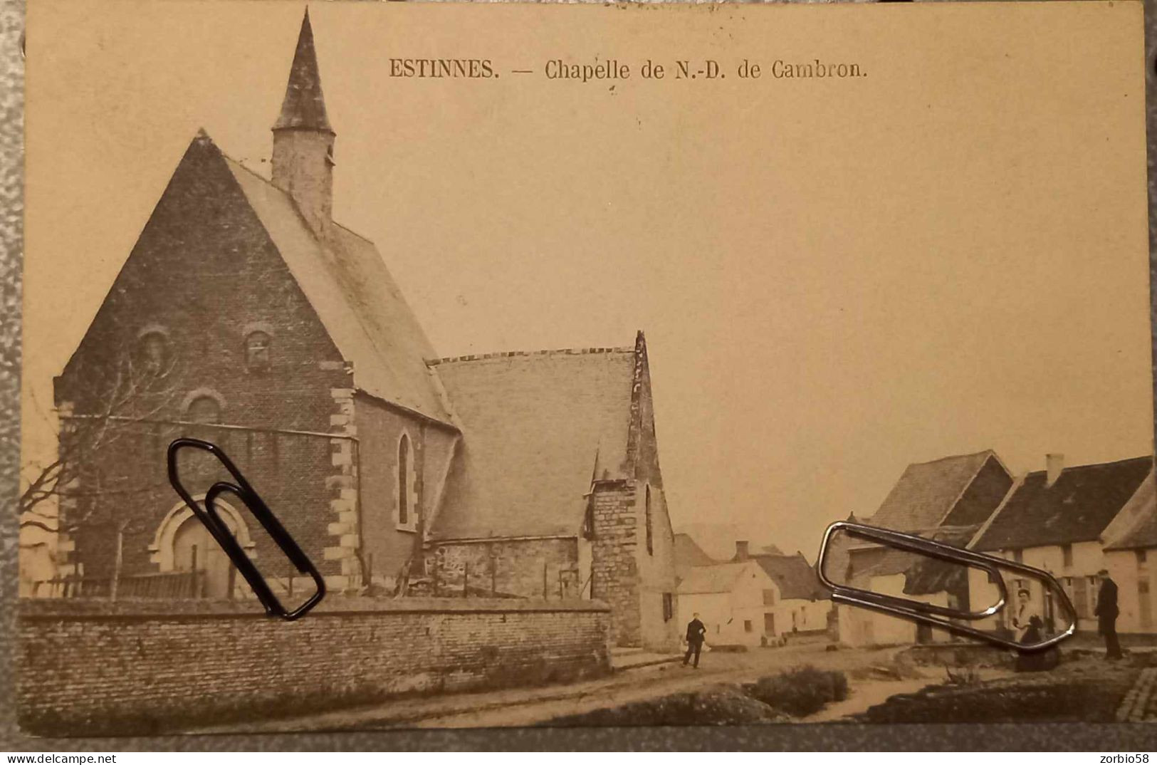 Estinnes - Estinnes Au Mont - La Chapelle Notre Dame De Cambron - A Circulé Le 17 Mai 1912 - Estinnes