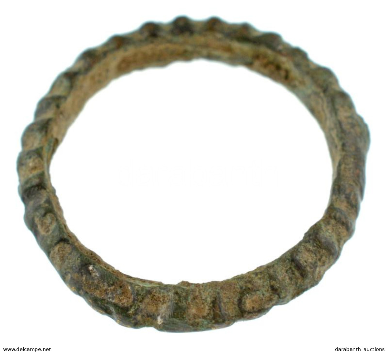 Kelták / Lausitzi Kultúra(?) I.e. XIII-V. Század Gyűrűpénz (?) Bronz T:XF Patina  Celtic Tribes / Lusatian Culture(?) 13 - Unclassified