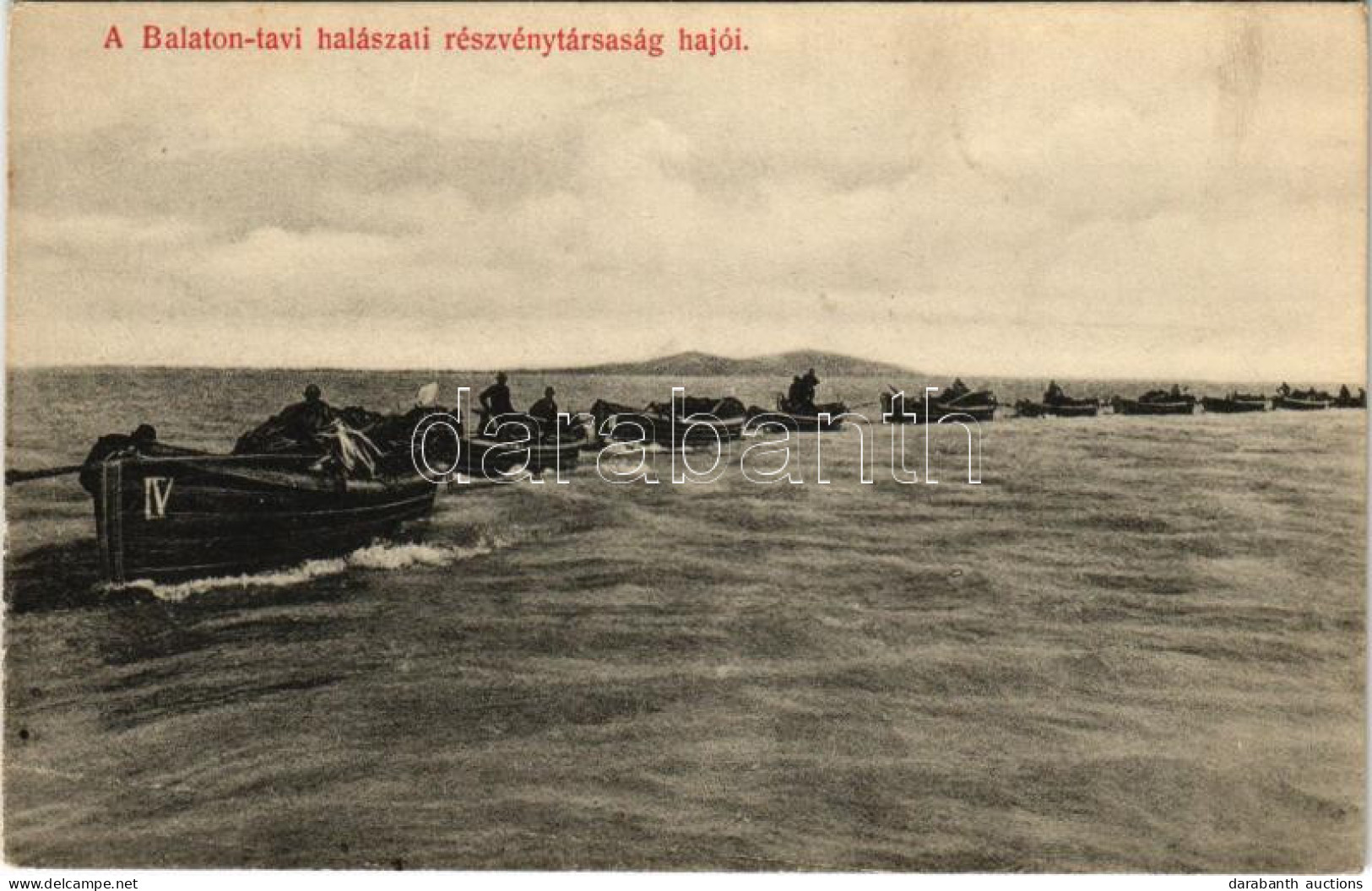 ** T2 Balaton, Balaton-tavi Halászati Részvénytársaság Hajói. Mérei Ignác 625. 1909. - Ohne Zuordnung