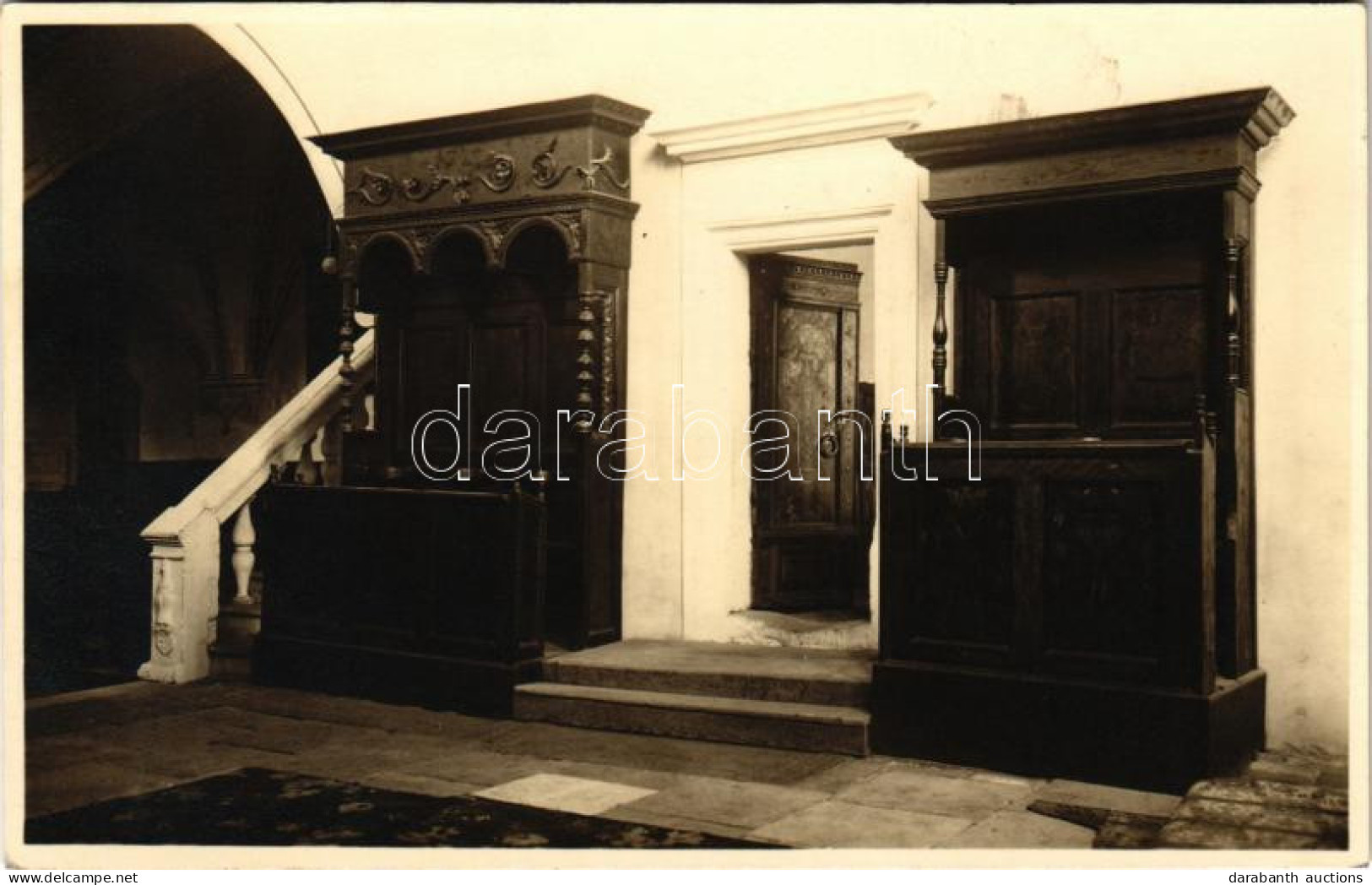 * T1/T2 Beszterce, Bistritz, Bistrita; Evangélikus Templom Belső / Lutheran Church Interior. Photo - Unclassified