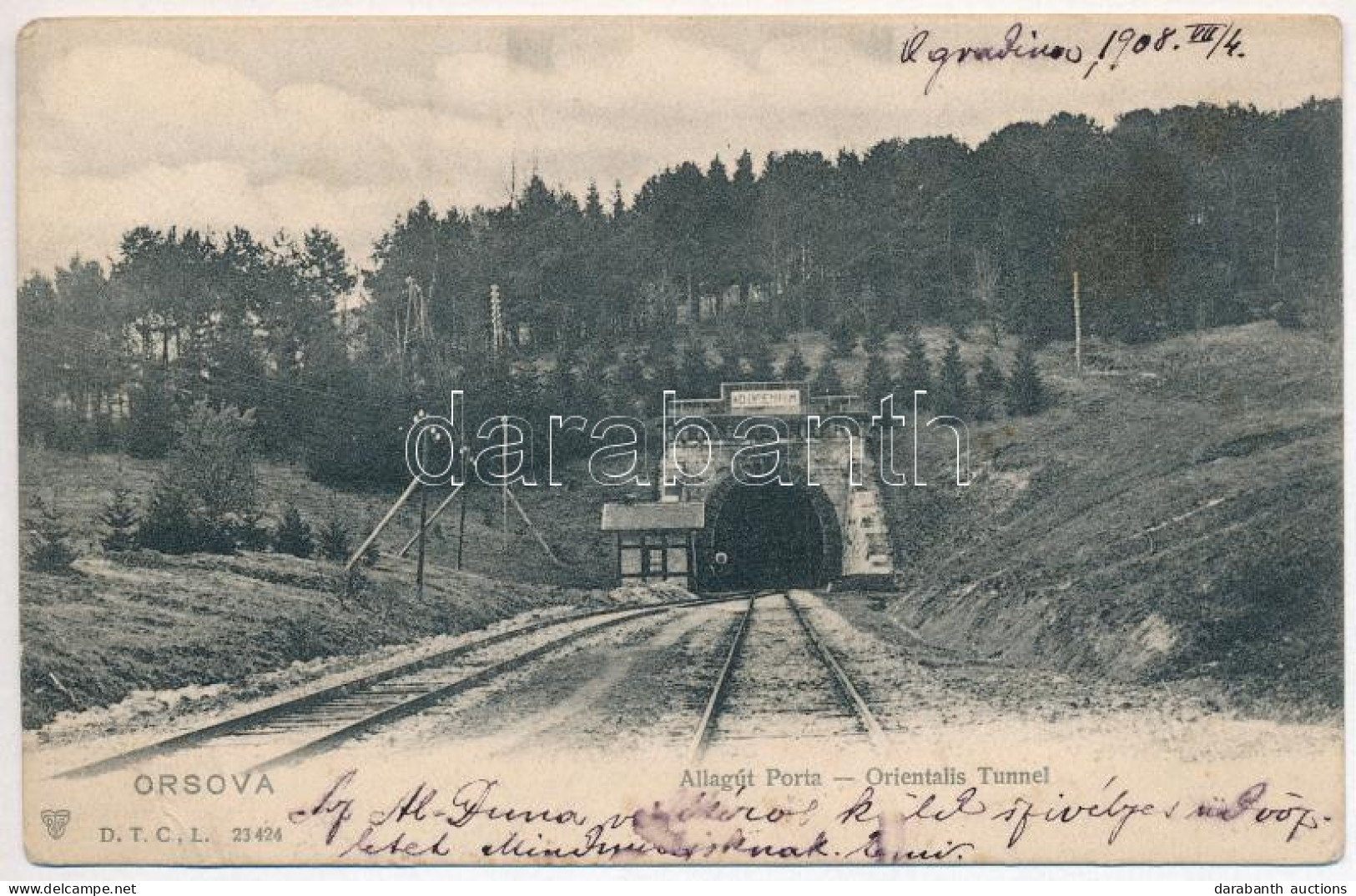 T3 1908 Orsova, Vasúti Alagút / Porta Orientalis Railway Tunnel (EB) - Non Classés