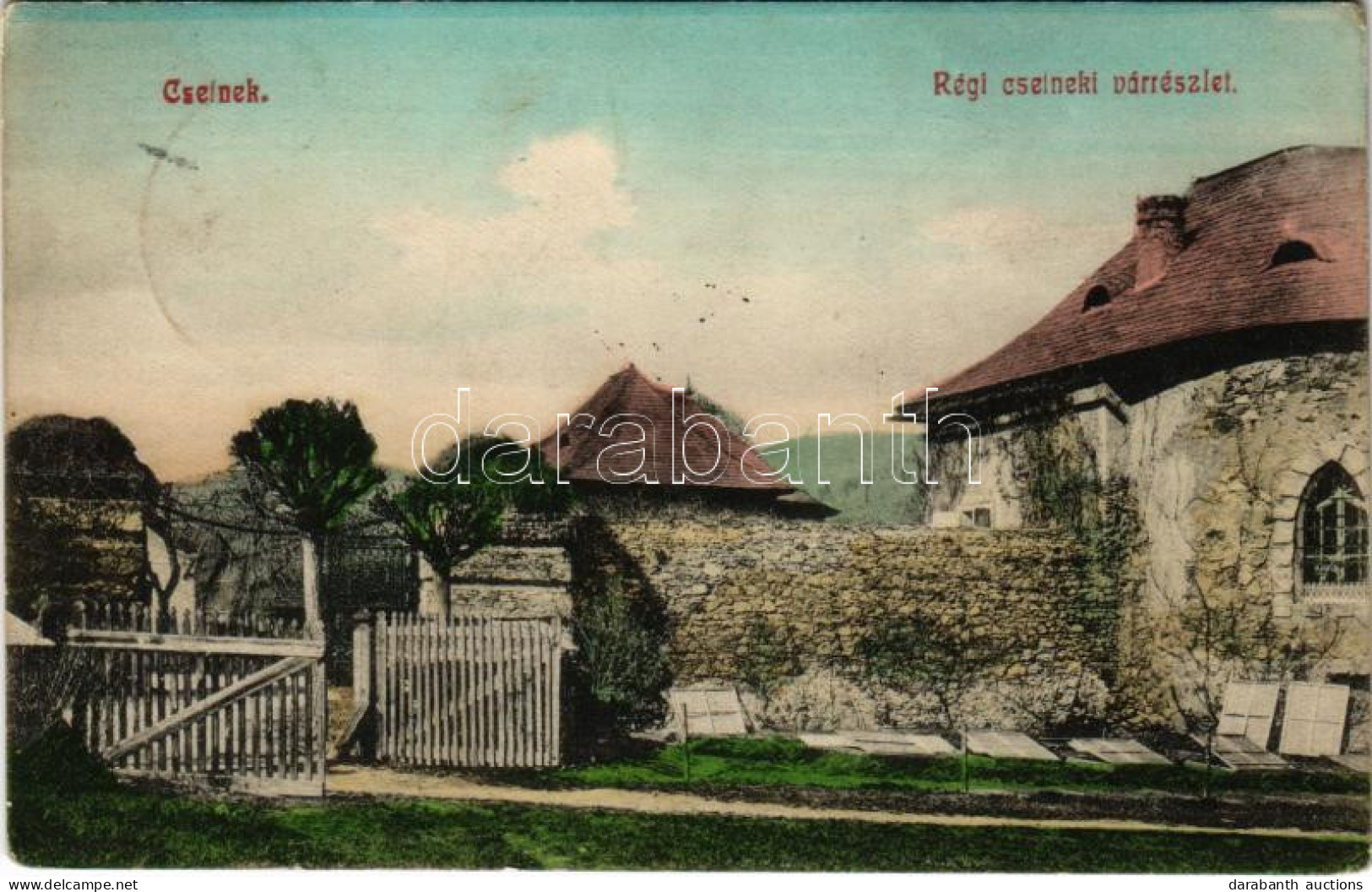 T2/T3 1913 Csetnek, Stítnik; Régi Vár. Csernok Rezső Kiadása / Old Castle (EK) - Unclassified