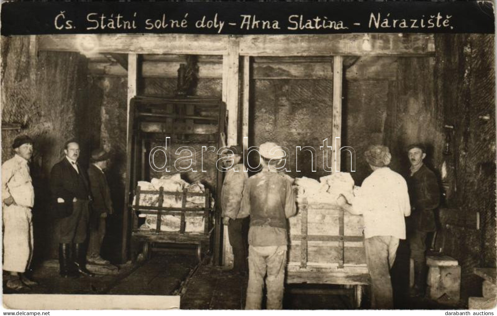 * T2/T3 1922 Aknaszlatina, Akna Slatina, Slatinské Doly, Szolotvino, Solotvyno; Cs. Státní Solné Doly, Náraziste / Állam - Non Classificati