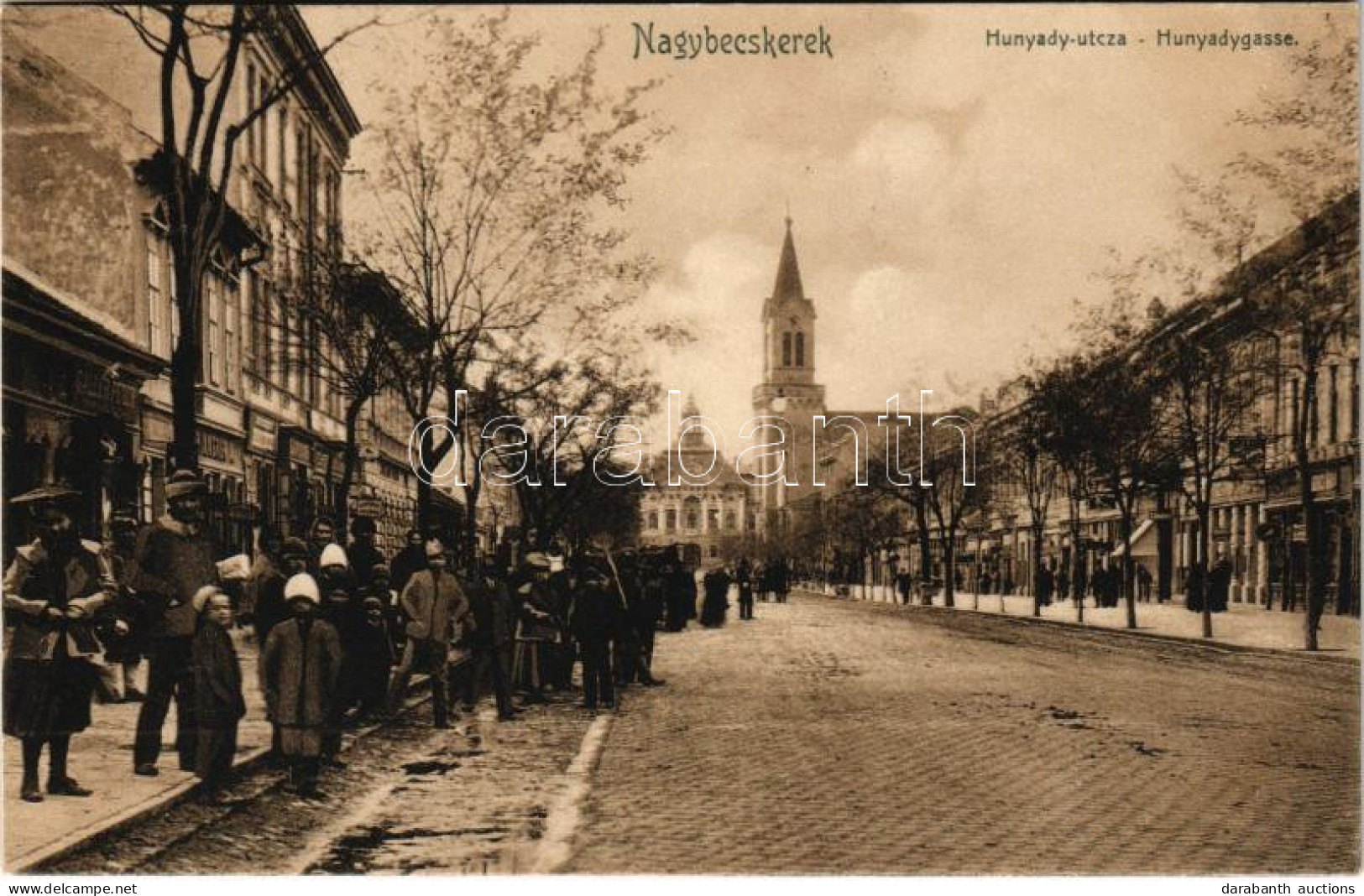 ** T1 Nagybecskerek, Zrenjanin, Veliki Beckerek; Hunyady Utca, üzletek / Street, Shops - Non Classificati