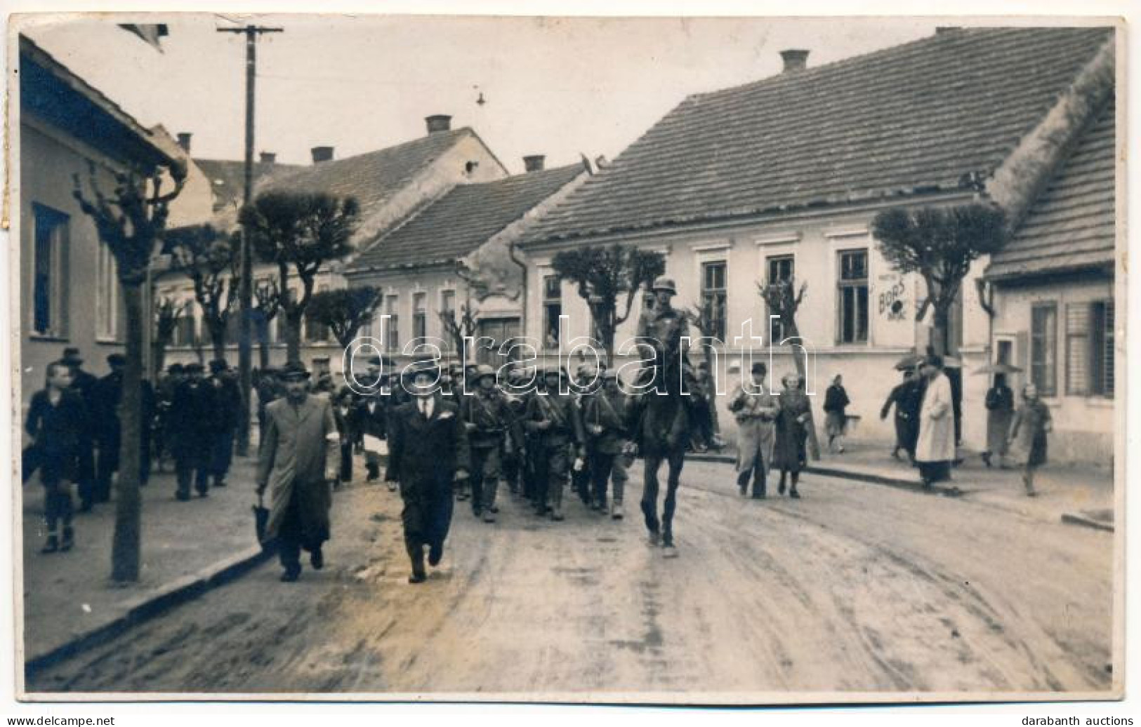 T2 1941 Csáktornya, Cakovec; Nagykanizsai Honvédség Bevonulása / Entry Of The Hungarian Troops. Photo - Non Classés