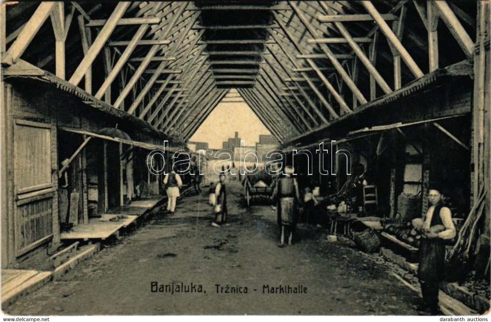 ** T2/T3 Banja Luka, Banjaluka; Trznica / Markthalle / Market Hall. W.L. Bp. 1642. - Non Classés