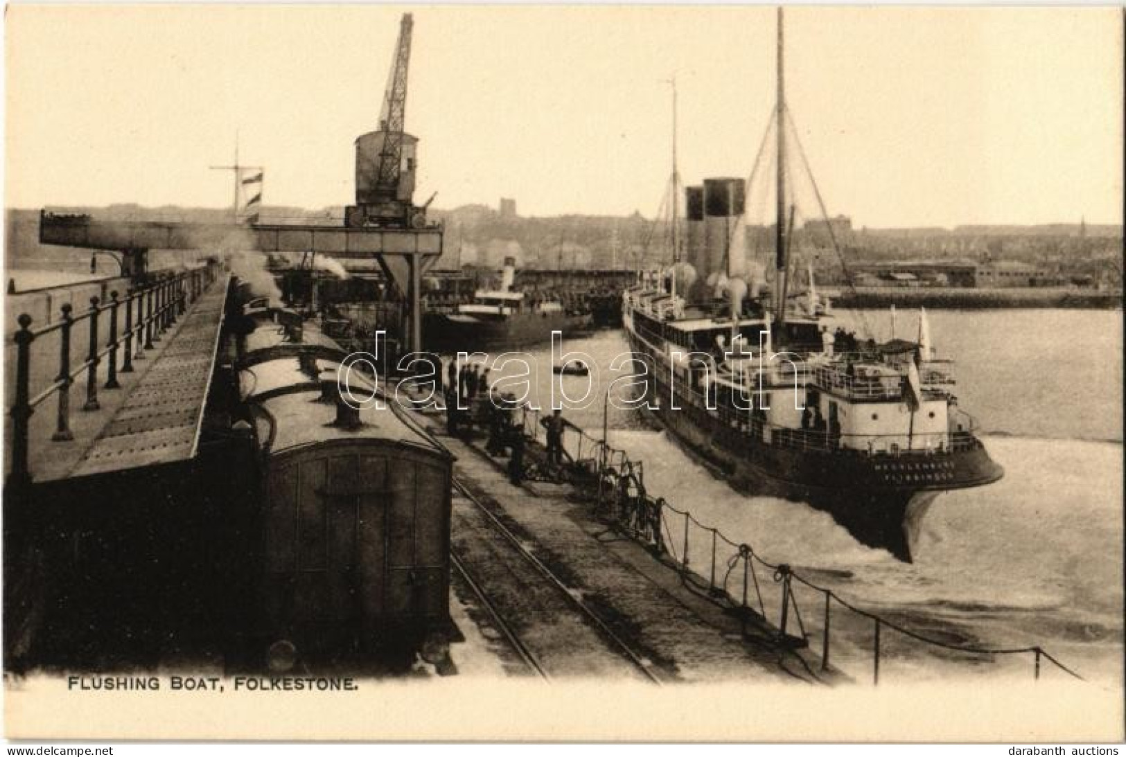 ** T1 Folkestone, Flushing Boat, Mecklenburg-Vlissingen Steamship, Industrial Railway, Train - Ohne Zuordnung