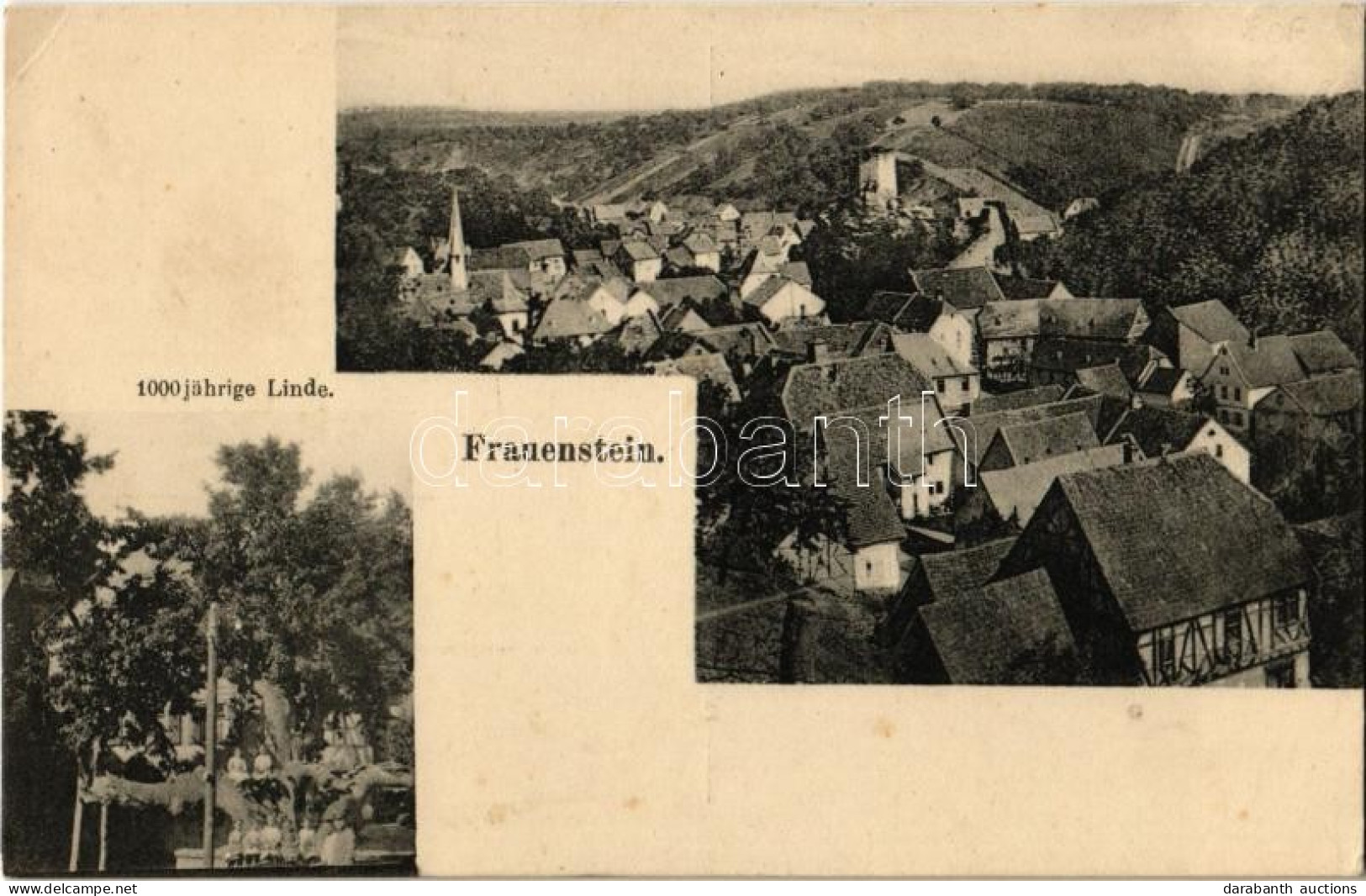 ** T2/T3 Frauenstein (Wiesbaden), 1000 Jährige Linde / 1000 Years Old Linden (lime) Tree (EK) - Non Classés