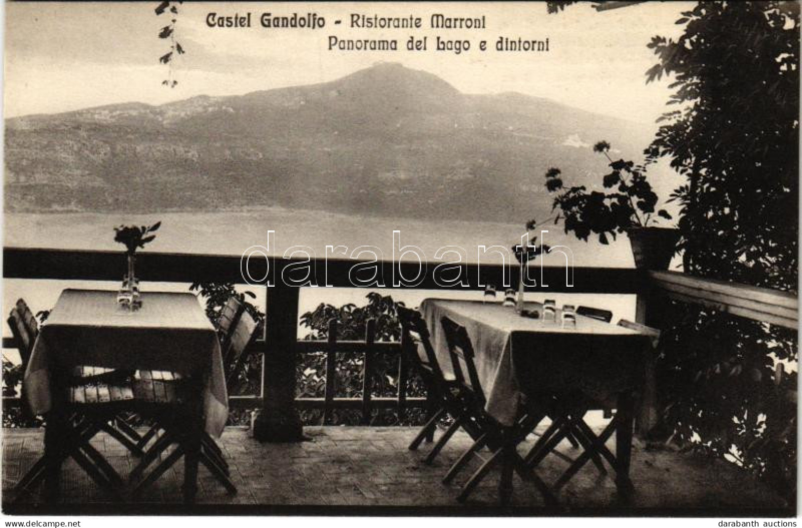 ** T2 Castel Gandolfo, Ristorante Marroni, Panorama Del Lago E Dintorni / Restaurant Terrace - Non Classés