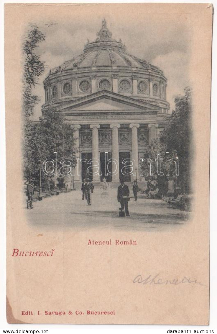 * T3/T4 Bucharest, Bukarest, Bucuresti, Bucuresci; Ateneul Roman / Romanian Athenaeum (cut) - Ohne Zuordnung