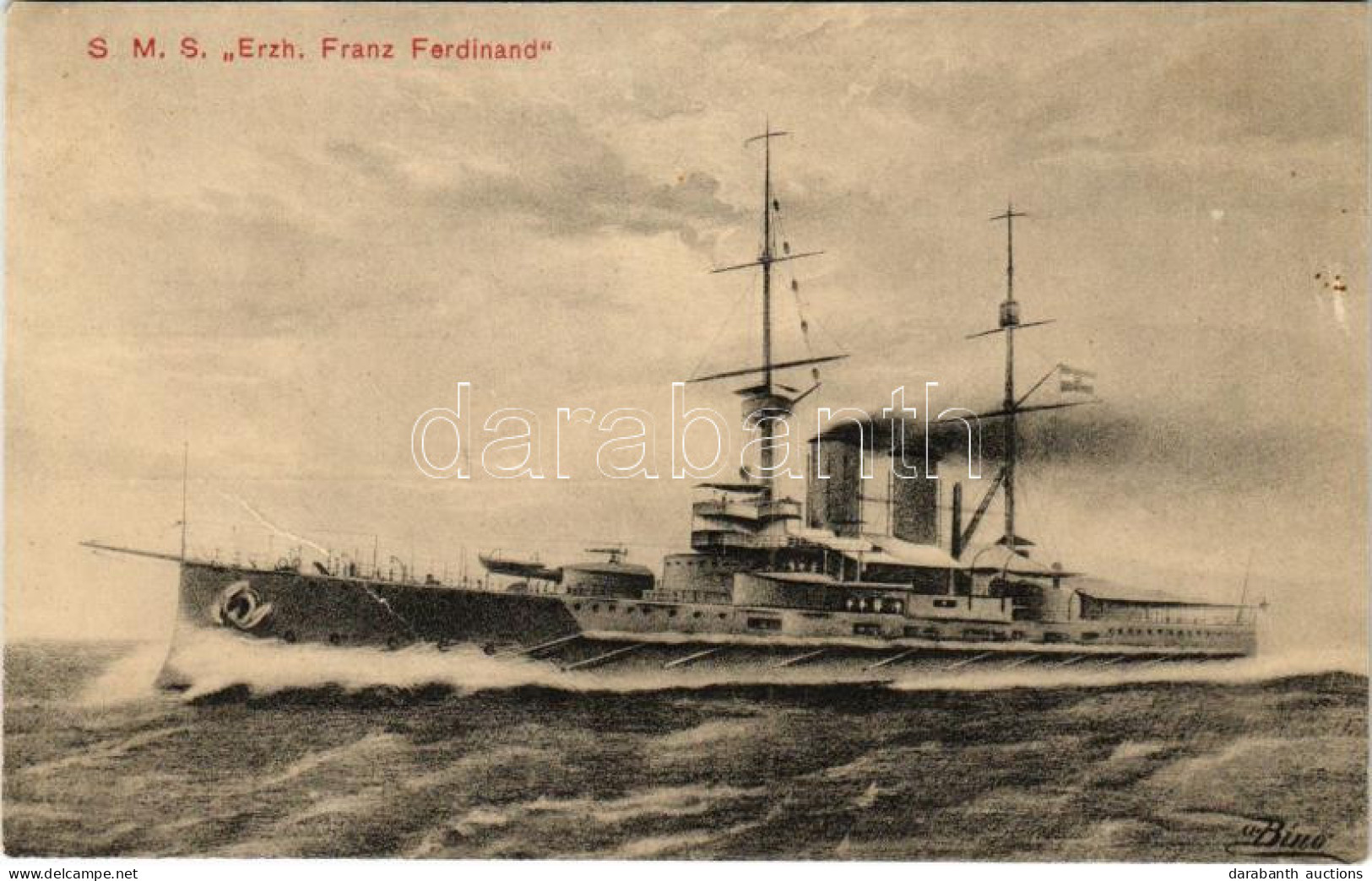 * T3/T4 SMS Erzherzog Franz Ferdinand Az Osztrák-Magyar Haditengerészet Radetzky-osztályú Csatahajója / K.u.K. Kriegsmar - Non Classificati