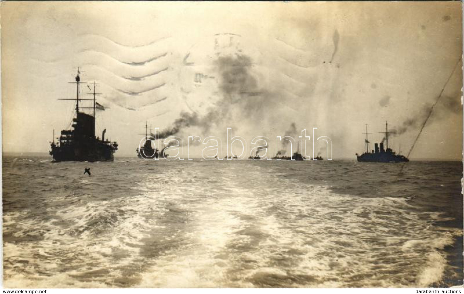 T2 1914 K.u.k. Kriegsmarine Kreuzer Flottille. Phot. A. Beer, F.W. Schrinner Pola 1913. - Unclassified