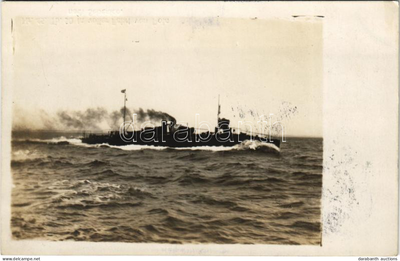T2 1916 K.u.K. Kriegsmarine SM Tb 50 Torpedoboot In Voller Fahrt Von Pola Nach Sebenico - Sin Clasificación