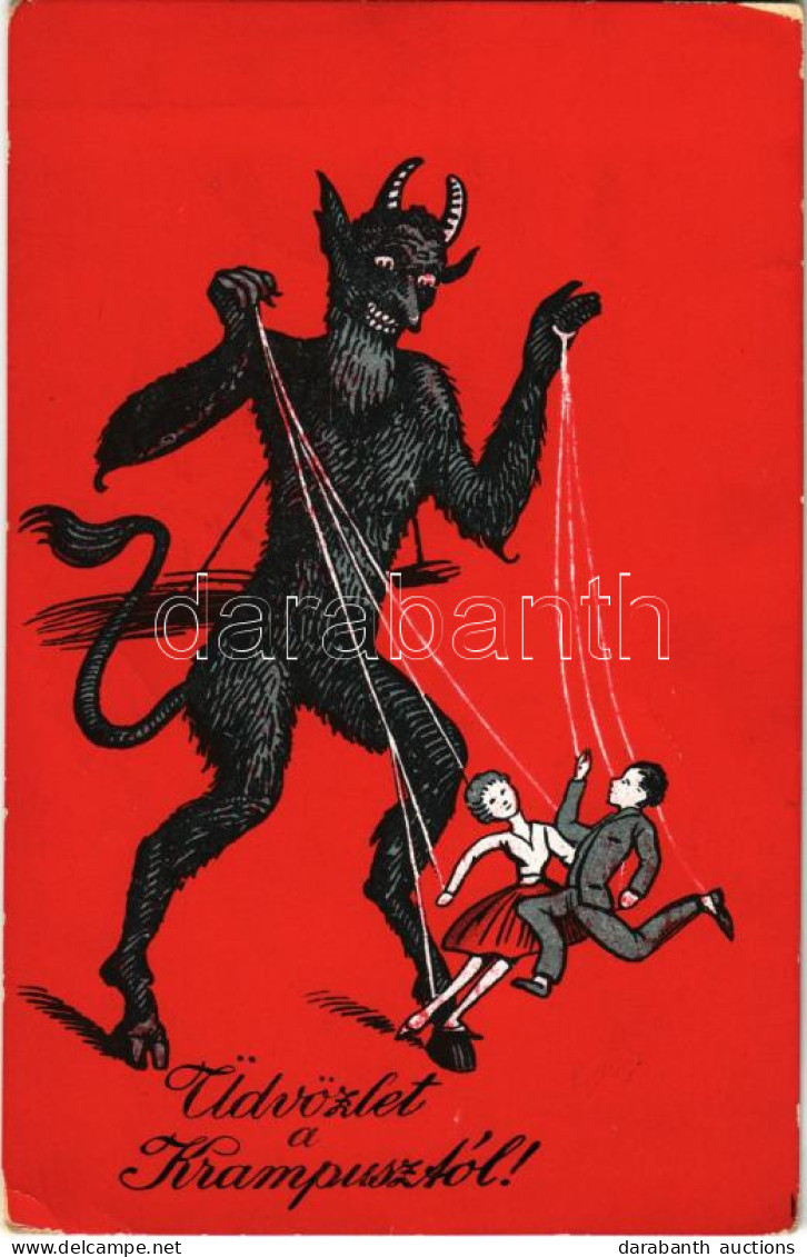 ** T2/T3 Üdvözlet A Krampusztól / Krampus Greeting (EK) - Non Classés