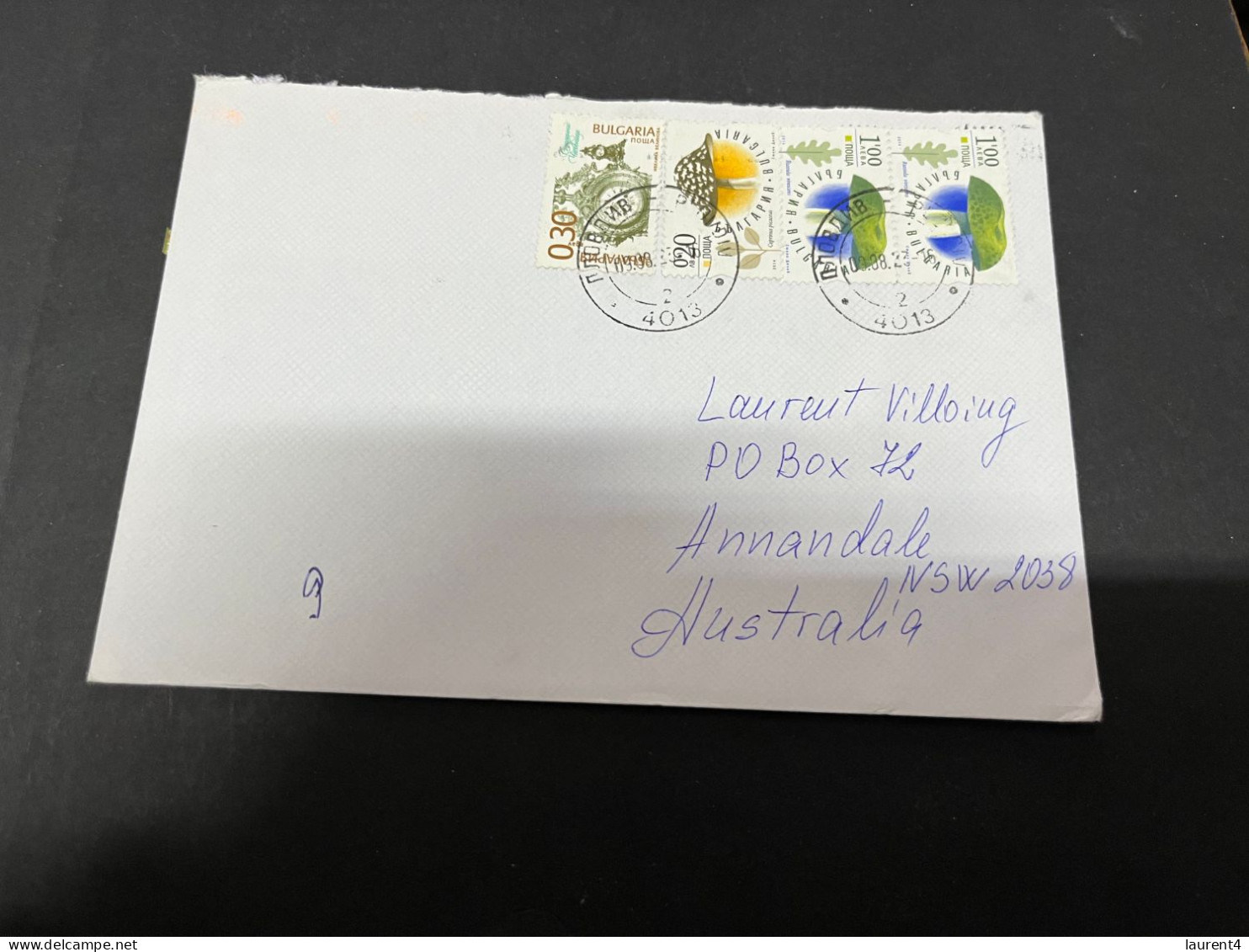 13-10-2023 (4 U 14) Bulgaria Posted To Australia In 2023 (2 Covers) - Lettres & Documents