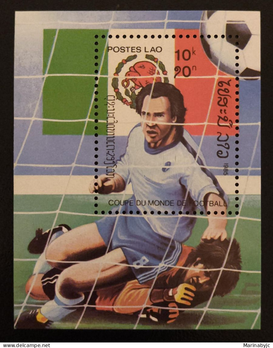 SD)1985, LAOS, FOOTBALL WORLD CUP - Laos