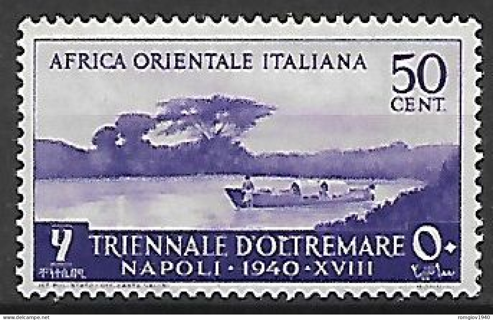 COLONIE ITALIANE A.O.I. 1940 1°MOSTRA TRIENNALE D'OLTREMARE  SASS. 30  MLH VF - Africa Oriental Italiana