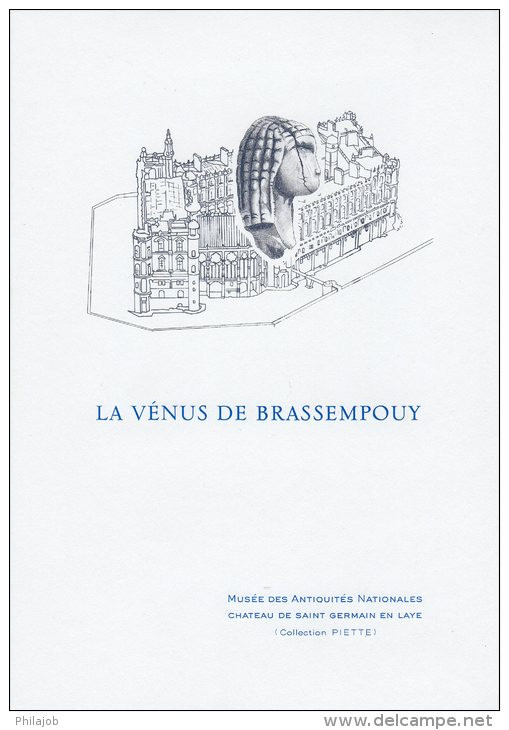 " LA VENUIS DE BRASSEMPOUY " Sur Encart 1° Jour LUXE CERES N°té Sur SOIE (4 Pages) De 1976 N° YT 1868. FDC A SAISIR ! - Préhistoire