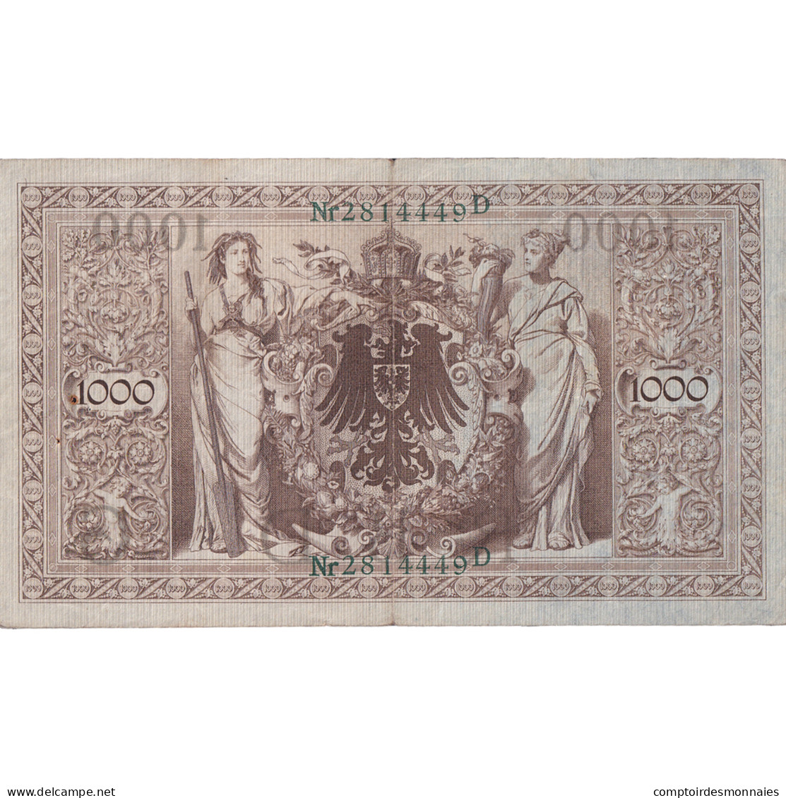 Billet, Allemagne, 1000 Mark, 1910, 1910-04-21, KM:45a, TB - 1000 Mark