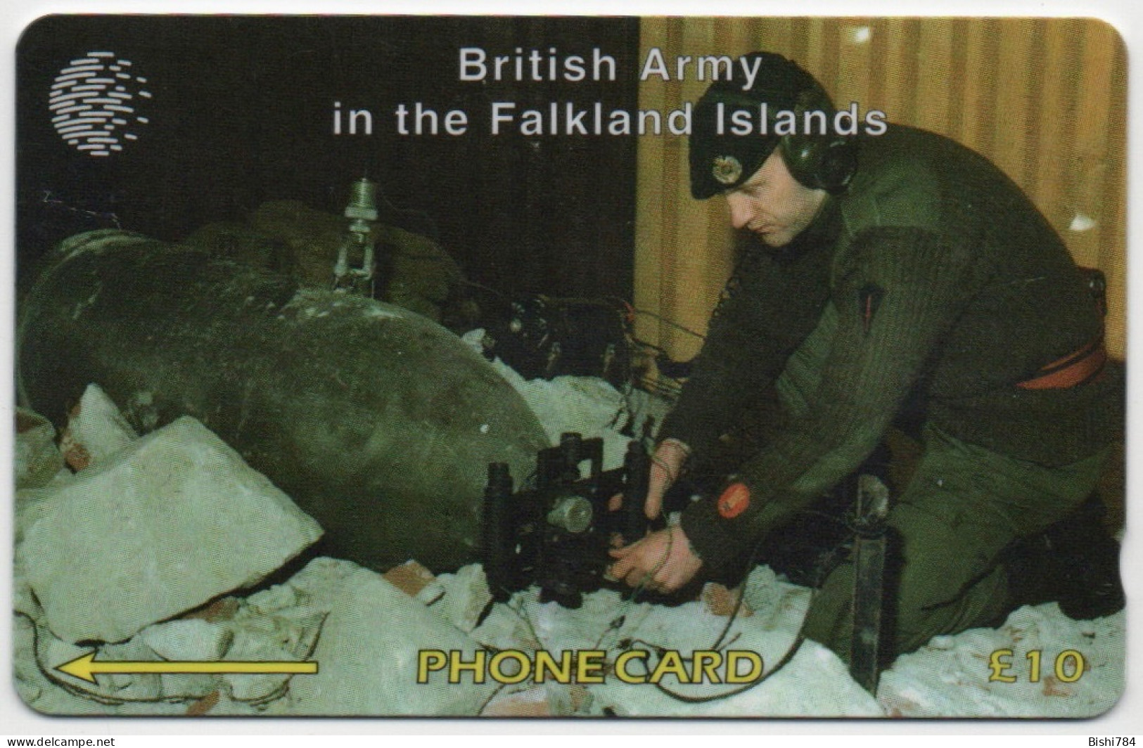 Falkland Islands - Royal Engineers - 59CFKB (very Small Font) - Falkland