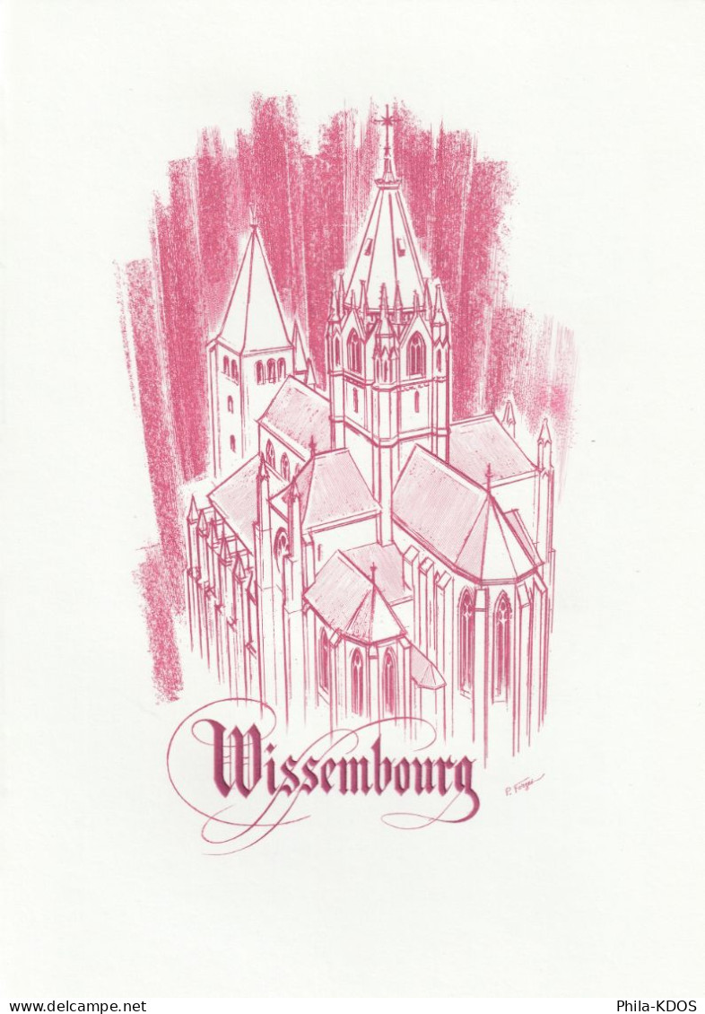 " TETE DE CHRIST DE WISSEMBOURG " Sur Encart 1er Jour Sur Soie De 1990. N° YT 2637. Parfait état. FDC A SAISIR ! - Glas & Fenster