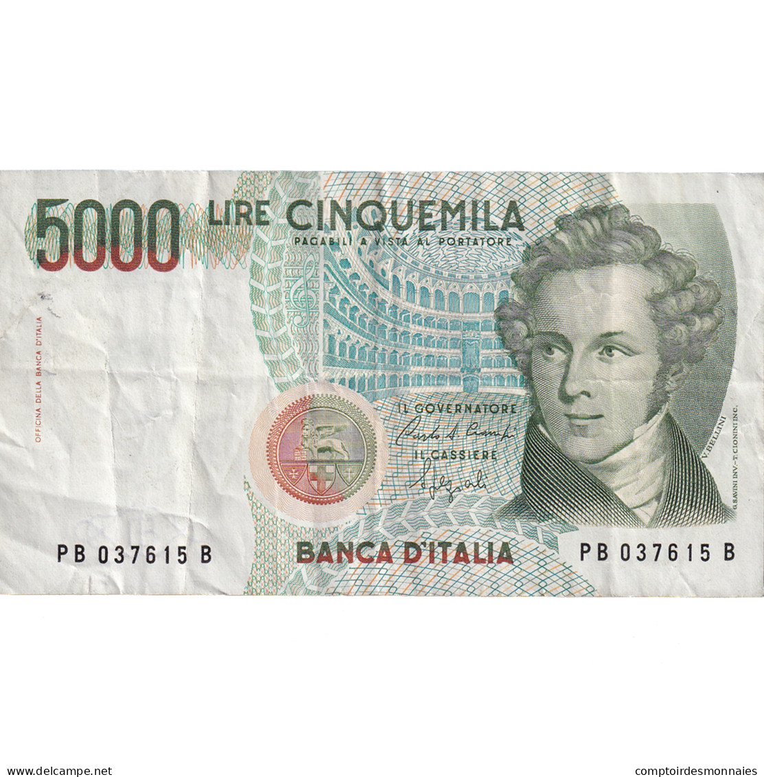 Billet, Italie, 5000 Lire, 1985-01-04, KM:111a, TB - 5.000 Lire